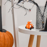 Maxbell Pumpkin Statue Versatile Resin Sculpture for Windowsills Bookshelves Mantels