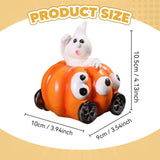 Maxbell Pumpkin Statue Versatile Resin Sculpture for Windowsills Bookshelves Mantels