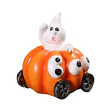 Maxbell Pumpkin Statue Versatile Resin Sculpture for Windowsills Bookshelves Mantels