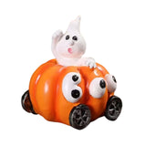 Maxbell Pumpkin Statue Versatile Resin Sculpture for Windowsills Bookshelves Mantels