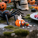 Maxbell Pumpkin Statue Versatile Resin Sculpture for Windowsills Bookshelves Mantels
