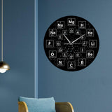 Maxbell Periodic Table of The Elements Wall Clock Mute for Living Room School Office