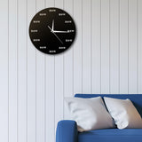 Maxbell The Time IS Now Wall Clock Motivational Clock for Office Kitchen Living Room black