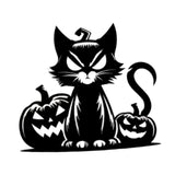 Maxbell Cat Silhouette Wall Decoration Metal Wall Art Decor for Living Room Hallway without Hat