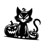 Maxbell Cat Silhouette Wall Decoration Metal Wall Art Decor for Living Room Hallway without Hat