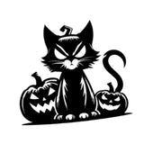 Maxbell Cat Silhouette Wall Decoration Metal Wall Art Decor for Living Room Hallway without Hat