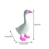 Maxbell Duck Sculpture Cartoon Gifts Standing Duck Key Holder for Bedroom Table Room