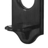Maxbell Wall Candle Sconce Rack Wood Floating Mirror for Farmhouse Entryway Corridor