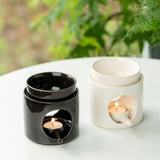 Maxbell Essential Oil Burner Decorative Cylindrical Fragrance Warmer Porcelain