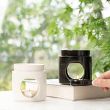 Maxbell Essential Oil Burner Decorative Cylindrical Fragrance Warmer Porcelain