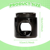 Maxbell Essential Oil Burner Decorative Cylindrical Fragrance Warmer Porcelain