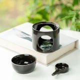 Maxbell Essential Oil Burner Decorative Cylindrical Fragrance Warmer Porcelain