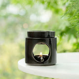 Maxbell Essential Oil Burner Decorative Cylindrical Fragrance Warmer Porcelain