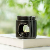 Maxbell Essential Oil Burner Decorative Cylindrical Fragrance Warmer Porcelain