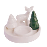 Maxbell Christmas Candle Holder Candle Stand for Parties Fireplace Table Centerpiece