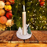 Maxbell Christmas Candle Holder Candle Stand for Parties Fireplace Table Centerpiece