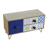 Maxbell Desktop Organizing Cabinet Sturdy MDF Drawer for Living Room Bedroom Kitchen