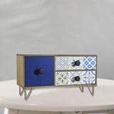 Maxbell Desktop Organizing Cabinet Sturdy MDF Drawer for Living Room Bedroom Kitchen
