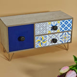 Maxbell Desktop Organizing Cabinet Sturdy MDF Drawer for Living Room Bedroom Kitchen