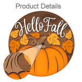 Maxbell Fall Hanging Sign Easy to Hang Versatile for Office Front Door Wall