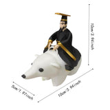 Maxbell Qin Shi Huang Statue Artwork Desk Ornament for Living Room Balcony Bookshelf
