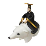 Maxbell Qin Shi Huang Statue Artwork Desk Ornament for Living Room Balcony Bookshelf