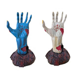Maxbell Berserk Statue Hand God Figurine Resin Sculpture for Table Office Bedroom Blue