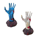 Maxbell Berserk Statue Hand God Figurine Resin Sculpture for Table Office Bedroom Blue