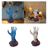 Maxbell Berserk Statue Hand God Figurine Resin Sculpture for Table Office Bedroom Blue