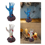 Maxbell Berserk Statue Hand God Figurine Resin Sculpture for Table Office Bedroom Blue
