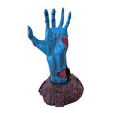 Maxbell Berserk Statue Hand God Figurine Resin Sculpture for Table Office Bedroom Blue