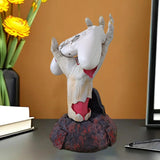 Maxbell Berserk Statue Hand God Figurine Resin Sculpture for Table Office Bedroom White