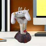 Maxbell Berserk Statue Hand God Figurine Resin Sculpture for Table Office Bedroom White