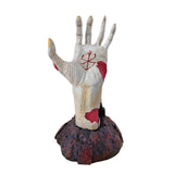Maxbell Berserk Statue Hand God Figurine Resin Sculpture for Table Office Bedroom White