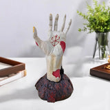 Maxbell Berserk Statue Hand God Figurine Resin Sculpture for Table Office Bedroom White