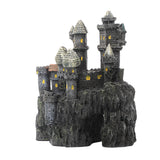 Maxbell Aquarium Castle Decor Medieval Hideouts Cave for Aquarium Reptile Betta Fish