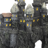 Maxbell Aquarium Castle Decor Medieval Hideouts Cave for Aquarium Reptile Betta Fish