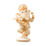 Maxbell Ganesh Figurine Resin Lord Ganesha Sculpture for Meditation Room White
