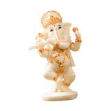 Maxbell Ganesh Figurine Resin Lord Ganesha Sculpture for Meditation Room White