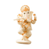 Maxbell Ganesh Figurine Resin Lord Ganesha Sculpture for Meditation Room White