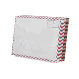 Maxbell Acrylic Mail Holder for Desk Mail Organizer for Notebook Bill Filling Wallet Clear