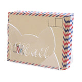 Maxbell Acrylic Mail Holder for Desk Mail Organizer for Notebook Bill Filling Wallet Clear