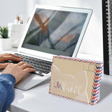 Maxbell Acrylic Mail Holder for Desk Mail Organizer for Notebook Bill Filling Wallet Clear