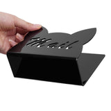 Maxbell Acrylic Mail Holder for Desk Mail Organizer for Notebook Bill Filling Wallet Black