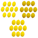 Maxbell 10x Mini Artificial Lemon Lifelike Fruit Model for Cabinet Kids Toys Bedroom