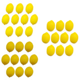 Maxbell 10x Mini Artificial Lemon Lifelike Fruit Model for Cabinet Kids Toys Bedroom