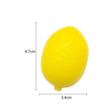 Maxbell 10x Mini Artificial Lemon Lifelike Fruit Model for Cabinet Kids Toys Bedroom