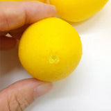 Maxbell 10x Mini Artificial Lemon Lifelike Fruit Model for Cabinet Kids Toys Bedroom