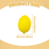 Maxbell 10x Mini Artificial Lemon Lifelike Fruit Model for Cabinet Kids Toys Bedroom