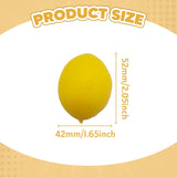 Maxbell 10x Mini Artificial Lemon Lifelike Fruit Model for Cabinet Kids Toys Bedroom